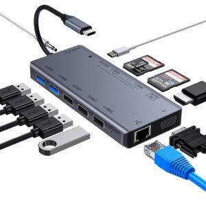 ADAPTATEUR TYPE C 13 EN 1